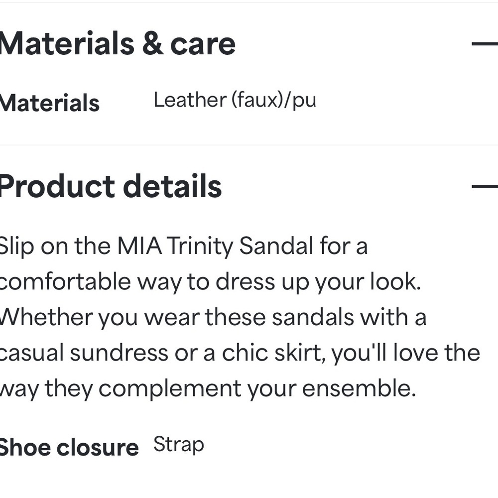 MIA Trinity Sandals - Mustard - Picture 5 of 5